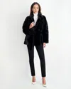 Gorski Mink Jacket With Belt In Black