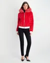 Gorski Mink Jacket With Fox Hood Trim In Multi