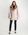 Gorski Mink Jacket With Stone Marten Hood Trim In Multi