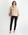 Gorski Mink Jacket With Stone Marten Trim In Multi