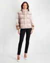 Gorski Mink Jacket With Stone Marten Trim In Multi