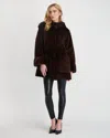 Gorski Mink Parka In Gold