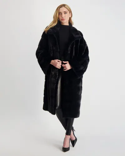 Gorski Mink Short Coat In Black