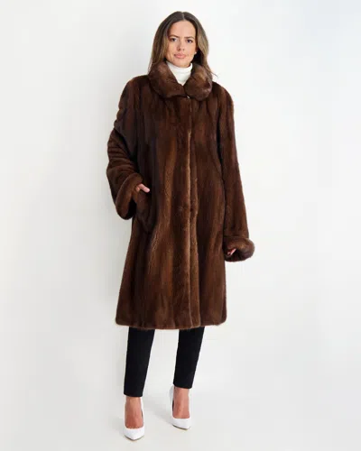 Gorski Mink Short Coat In Multi