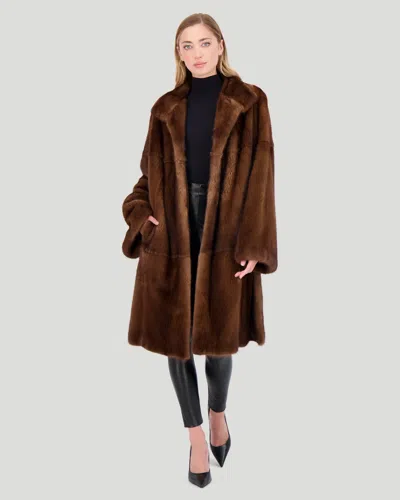 Gorski Mink Short Coat In Multi