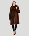Gorski Mink Short Coat In Multi