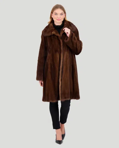 Gorski Mink Short Coat In Multi