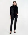 Gorski Mink Vest In Blue