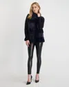 Gorski Mink Vest In Blue