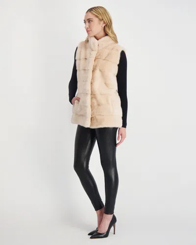 Gorski Mink Vest In Pink