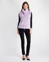 Gorski Mink Vest In Purple
