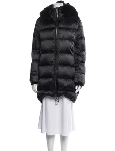Pre-owned Gorski Nylon Down Coat In Blue