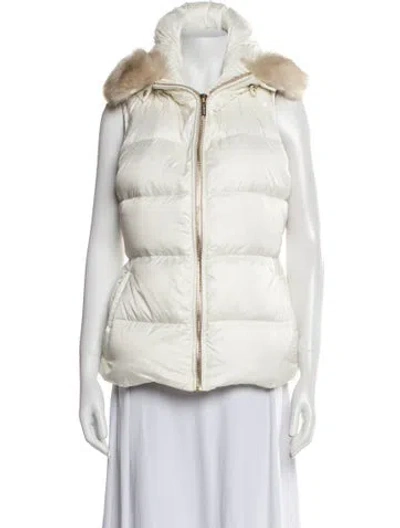 Pre-owned Gorski Nylon Down Jacket In Neutral