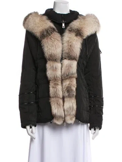 Pre-owned Gorski Parka In Black