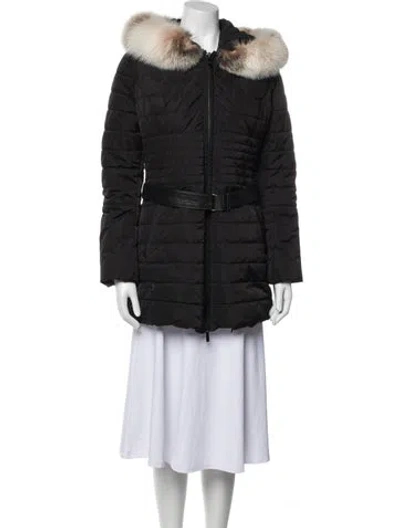 Pre-owned Gorski Parka In Black