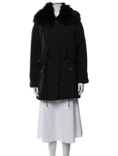 Pre-owned Gorski Parka In Black