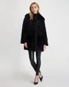Gorski Persian Parka With Mink Trim In Multi