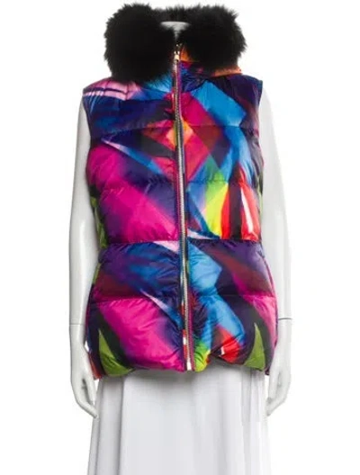 Pre-owned Gorski Printed Vest In Multi