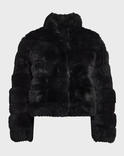 Gorski Reversible Merinillo Lamb Shearling Jacket In Black