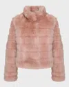 Gorski Reversible Merinillo Lamb Shearling Jacket In Blush