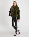 Gorski Reversible Mink Jacket In Green