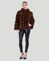 Gorski Reversible Mink Jacket In Multi