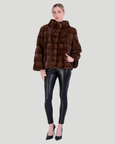 Gorski Reversible Mink Jacket In Multi