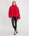 Gorski Reversible Mink Jacket In Red
