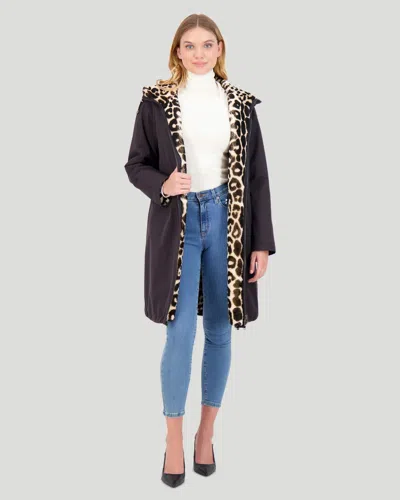 Gorski Reversible Select Shearling Lamb & Nylon Parka In Multi