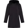 Gorski Reversible Shearling Hooded Coat In Black