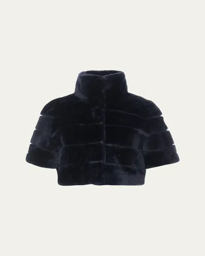 GORSKI REVERSIBLE SHEARLING LAMB BOLERO