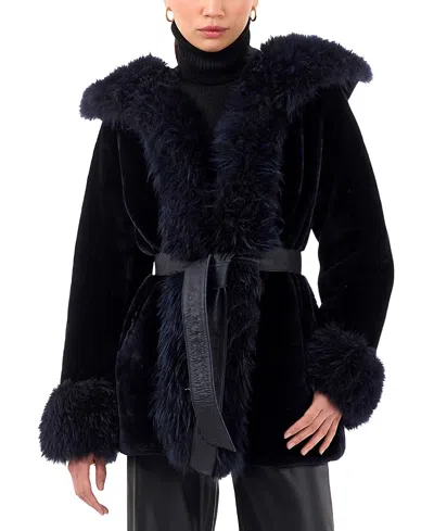 Gorski Reversible Shearling Lamb Jacket In Multi