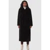 Gorski Reversible Shearling Lamb Long Coat In Black