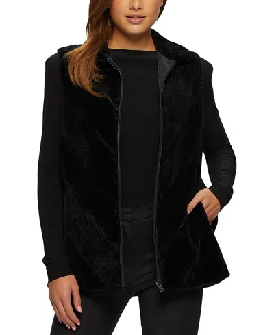 Gorski Reversible Shearling Lamb Vest In Black