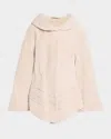 Gorski Reversible Textured Lamb Shearling Jacket In Cream