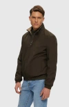 Gorski Reversible Zip Jacket In Brown