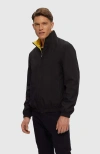 Gorski Reversible Zip Jacket In Black
