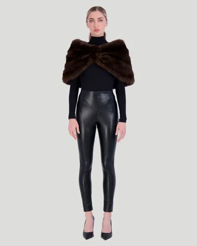 Gorski Russian Sable Shoulder Shade In Brown