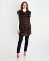 Gorski Sable Vest In Multi