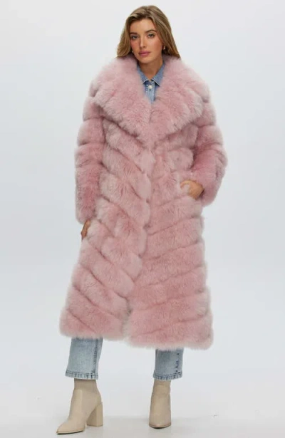 Gorski Select Cashmere Goat Diagonal Coat In Multi