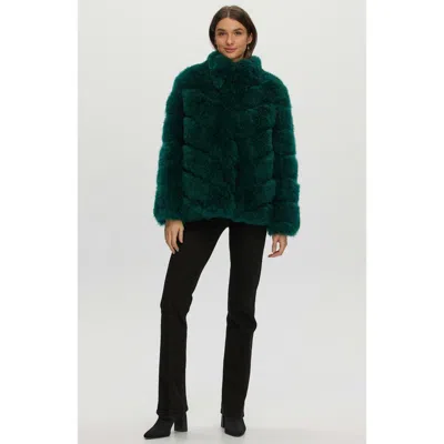Gorski Select Cashmere Goat Jacket In Green