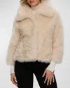 Gorski Select Cashmere Goat Jacket In Light Beige