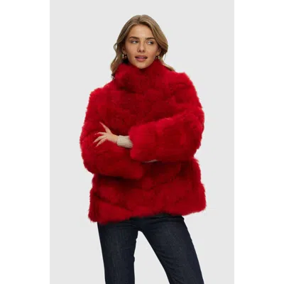 Gorski Select Cashmere Goat Jacket In Red