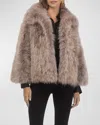 Gorski Select Cashmere Goat Jacket In Taupe