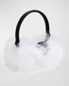 Gorski Select Lamb Shearling Earmuffs In Black