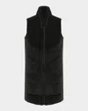 Gorski Reversible Shearling Lamb Vest With Cashmere-blend Back In Brown