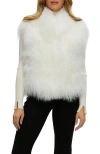 Gorski Select Mongolian Lamb Vest In White