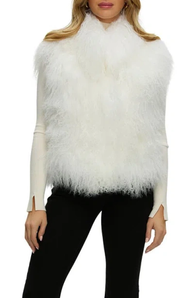 Gorski Select Mongolian Lamb Vest In White