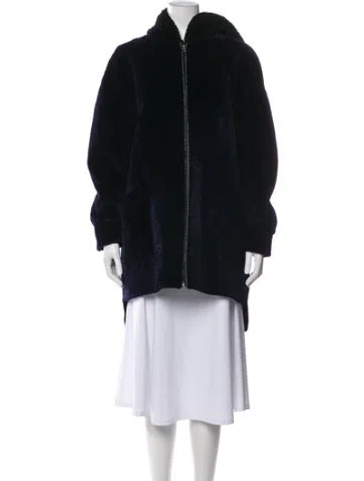 Pre-owned Gorski Shearling Fur Jacket In Black