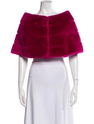 Pre-owned Gorski Shearling Fur Jacket In Pink